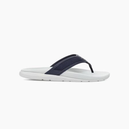 UGG Tenoch HyperWeave Dark Blue Flip Flops for Men (OZCM98347)